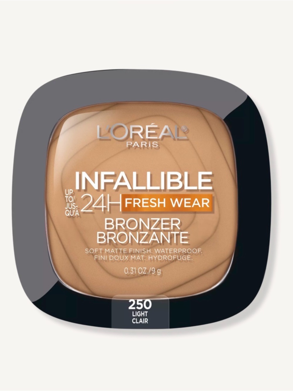 L'Oreal Infallible 24H Fresh Wear Bronzer - Light 250 (Warm Brown)